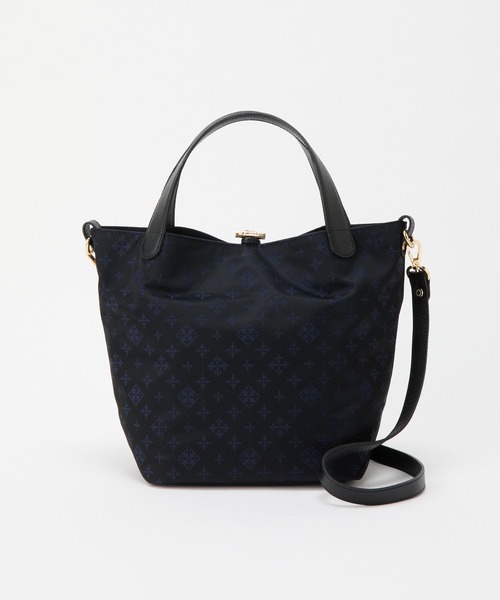 ナイロンジャガード2WAYミニトートバッグ（トートバッグ）｜russet