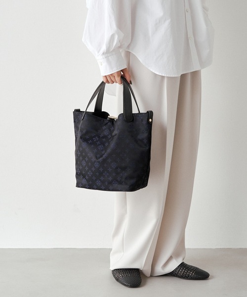 ナイロンジャガード2WAYミニトートバッグ（トートバッグ）｜russet