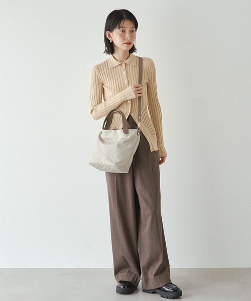 ナイロンジャガード2WAYミニトートバッグ（トートバッグ）｜russet