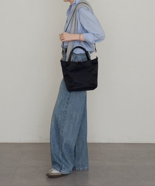 ナイロンジャガード2WAYミニトートバッグ（トートバッグ）｜russet