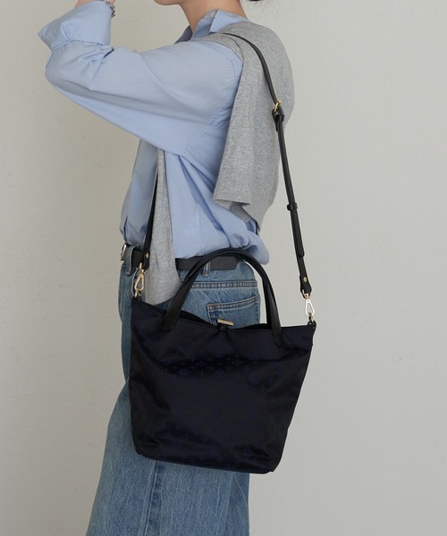 ナイロンジャガード2WAYミニトートバッグ（トートバッグ）｜russet