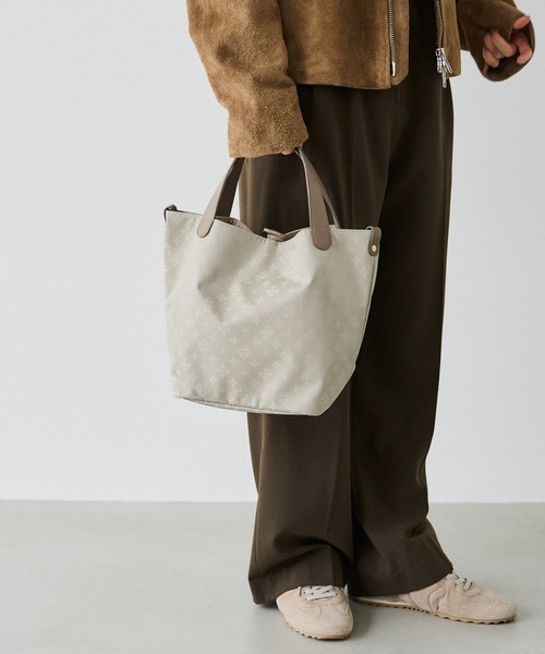 ナイロンジャガード2WAYミニトートバッグ（トートバッグ）｜russet