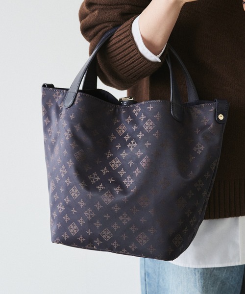 ナイロンジャガード2WAYミニトートバッグ（トートバッグ）｜russet