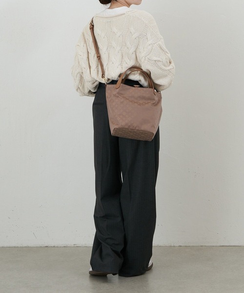 ナイロンジャガード2WAYミニトートバッグ（トートバッグ）｜russet