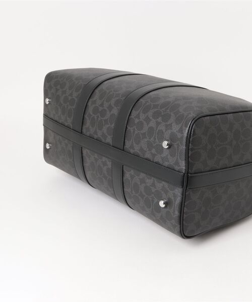 COACH(コーチ)の「コンパス バッグ 45・シグネチャー キャンバス(ボストンバッグ・メンズ・ブラック系その他・ONE)」の3枚目の写真