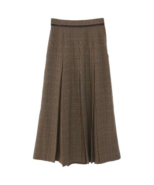 セール】glen check box tuck skirt（スカート）｜Marilyn Moon