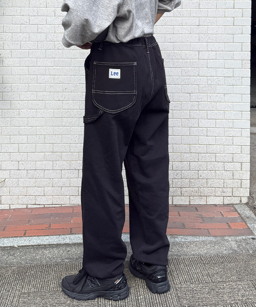 OUTDOOR PRODUCTS(アウトドアプロダクツ)の「Lee 別注 スウェットペインターパンツ(スラックス・レディース・ブラック/チャコールグレー・X-LARGE/MEDIUM/X-SMALL)」の2枚目の写真