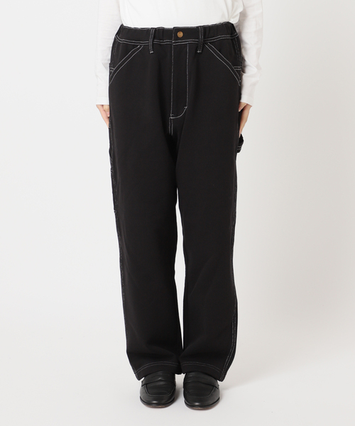 OUTDOOR PRODUCTS(アウトドアプロダクツ)の「Lee 別注 スウェットペインターパンツ(スラックス・レディース・ブラック/チャコールグレー・X-LARGE/MEDIUM/X-SMALL)」の19枚目の写真