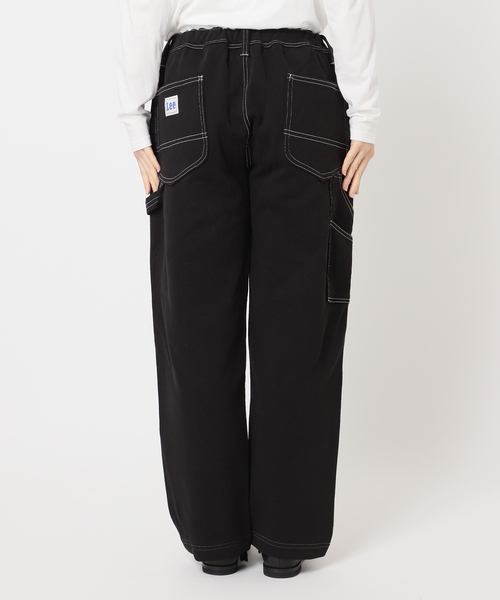 OUTDOOR PRODUCTS(アウトドアプロダクツ)の「Lee 別注 スウェットペインターパンツ(スラックス・レディース・ブラック/チャコールグレー・X-LARGE/MEDIUM/X-SMALL)」の21枚目の写真