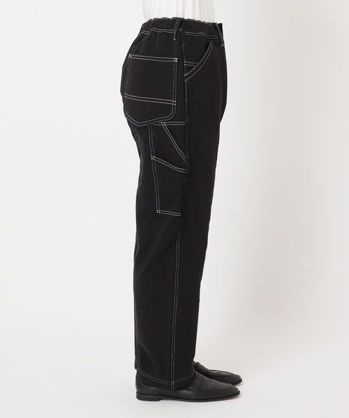 OUTDOOR PRODUCTS(アウトドアプロダクツ)の「Lee 別注 スウェットペインターパンツ(スラックス・レディース・ブラック/チャコールグレー・X-LARGE/MEDIUM/X-SMALL)」の22枚目の写真