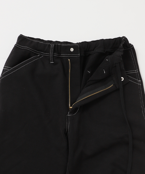 OUTDOOR PRODUCTS(アウトドアプロダクツ)の「Lee 別注 スウェットペインターパンツ(スラックス・レディース・ブラック/チャコールグレー・X-LARGE/MEDIUM/X-SMALL)」の3枚目の写真