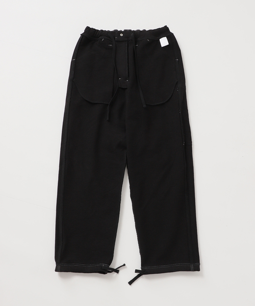 OUTDOOR PRODUCTS(アウトドアプロダクツ)の「Lee 別注 スウェットペインターパンツ(スラックス・レディース・ブラック/チャコールグレー・X-LARGE/MEDIUM/X-SMALL)」の4枚目の写真