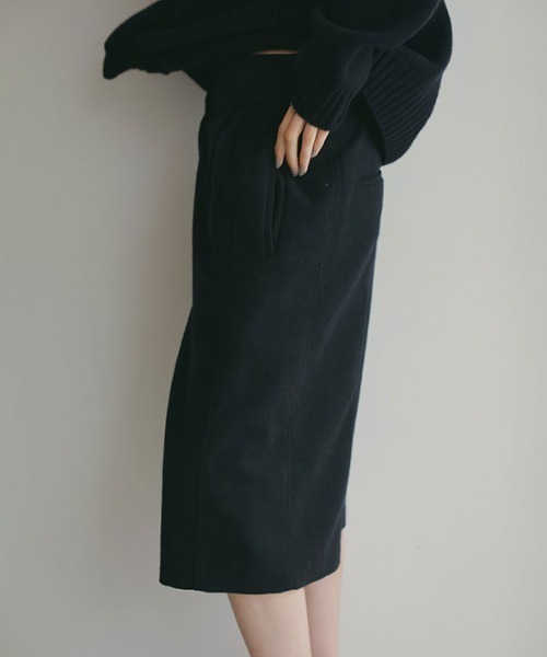 ETRE TOKYO(エトレトウキョウ)の「ウールカルゼタックショートパンツ(その他パンツ・レディース・ネイビー/ブラウン・S/M)」の6枚目の写真