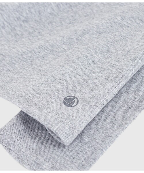 PETIT BATEAU（プチバトー）の「ポワンココットクルーネック長袖Ｔシャツ（Tシャツ/カットソー・レディース・グレー・XX-SMALL/X-SMALL/SMALL/MEDIUM）」の3枚目の写真