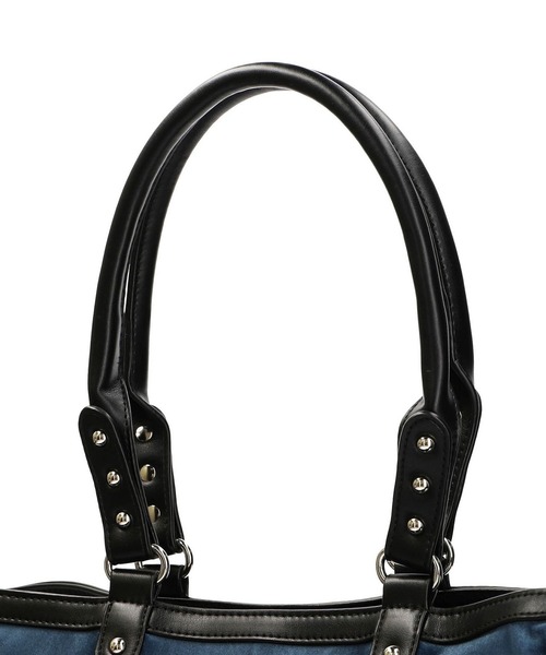 X-girl（エックスガール）の「VELOUR 2WAY BAG（ショルダーバッグ・レディース・ブラック/ネイビー・ONE SIZE）」の8枚目の写真