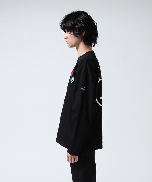maxsix(マックスシックス)の「maxsix(マックスシックス)DOUBLE HERT L/S TEE(Tシャツ/カットソー・メンズ・ブラック/ホワイト・M/L)」の13枚目の写真