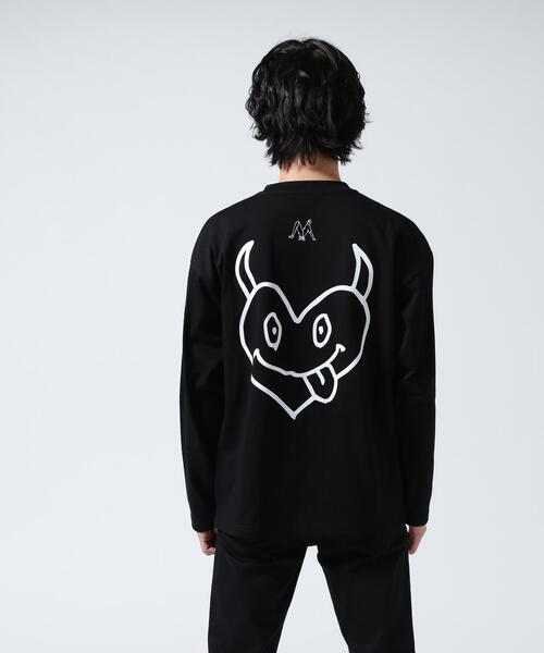 maxsix(マックスシックス)の「maxsix(マックスシックス)DOUBLE HERT L/S TEE(Tシャツ/カットソー・メンズ・ブラック/ホワイト・M/L)」の18枚目の写真