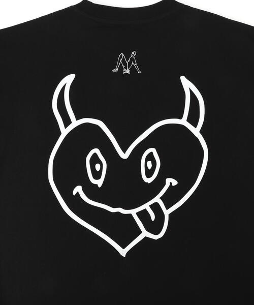 maxsix(マックスシックス)の「maxsix(マックスシックス)DOUBLE HERT L/S TEE(Tシャツ/カットソー・メンズ・ブラック/ホワイト・M/L)」の11枚目の写真