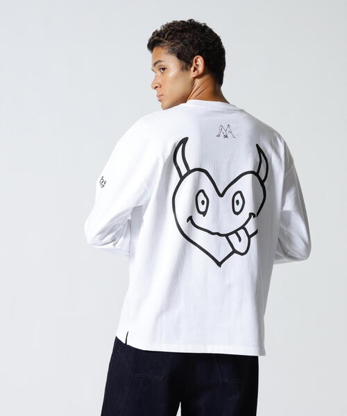maxsix(マックスシックス）DOUBLE HERT L/S TEE（Tシャツ/カットソー