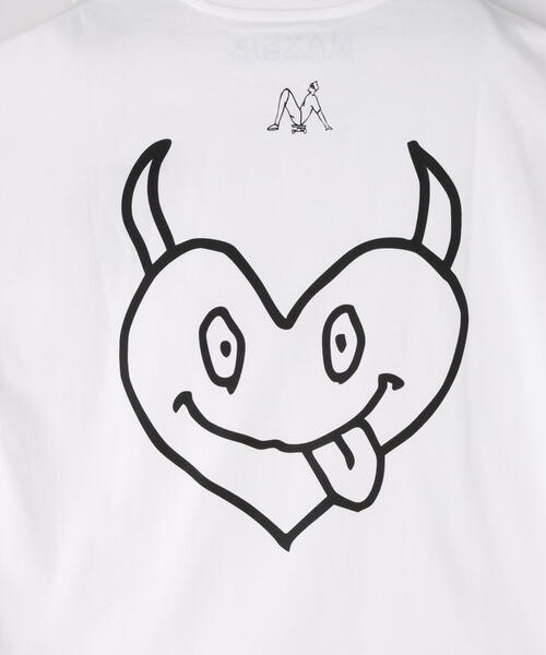 maxsix(マックスシックス)の「maxsix(マックスシックス)DOUBLE HERT L/S TEE(Tシャツ/カットソー・メンズ・ブラック/ホワイト・M/L)」の22枚目の写真