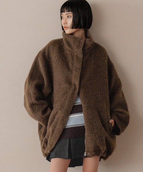 セール】シャギースタンドコート 570783（その他アウター）｜LOWRYS