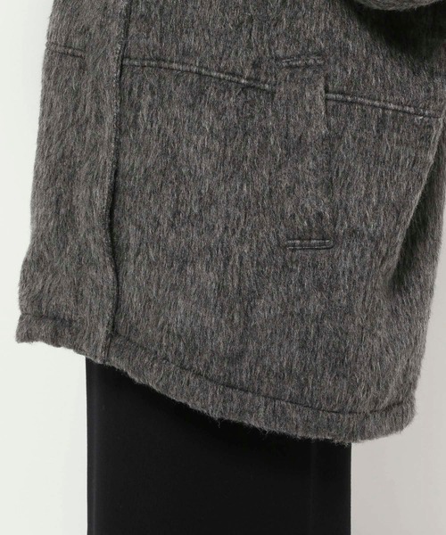 LOWRYS FARM（ローリーズファーム）の「シャギースタンドコート　570783（その他アウター・レディース・チャコールグレー/ブラウン/アイボリー・FREE）」の12枚目の写真