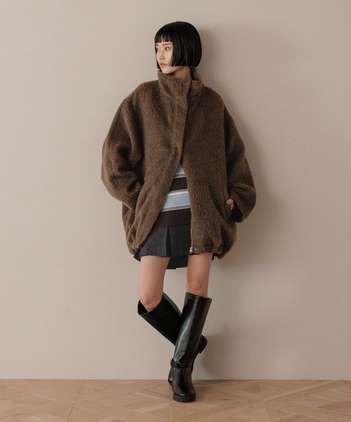 LOWRYS FARM（ローリーズファーム）の「シャギースタンドコート 570783