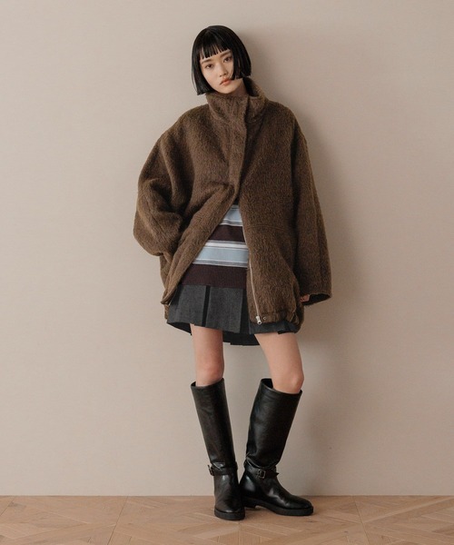 セール】シャギースタンドコート 570783（その他アウター）｜LOWRYS