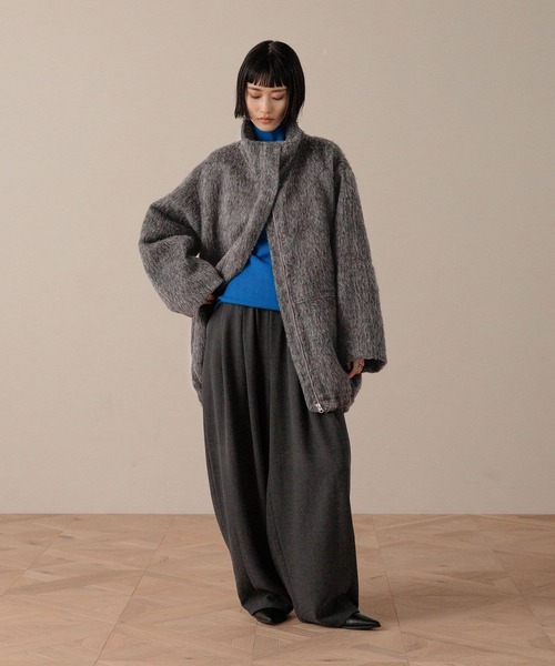 シャギースタンドコート 570783（その他アウター）｜LOWRYS FARM