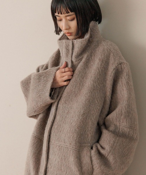 セール】シャギースタンドコート 570783（その他アウター）｜LOWRYS