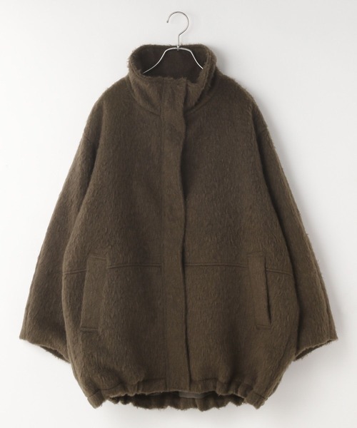 美品 LOWRYS FARM シャギーコート ブラウン LOWRYS FARM（ローリーズファーム）の「シャギーコート 123220