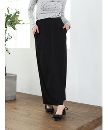 ドレステリア　ベルテッドタイトスカート　ポケット付き　ブラック　サイズ40 タイトスカート ポケット付き」に該当するブラック/黒色系の