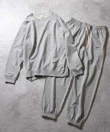 FIRM COTTON LIGHT SHORT PILE L/S SWEATSHIRT / EASY SWEATPANTS 2-PIECE SET / ファーム コットン ライト ミニ裏毛 クルーネック スウェット & イージー スウェットパンツ 2ピース セットアップ