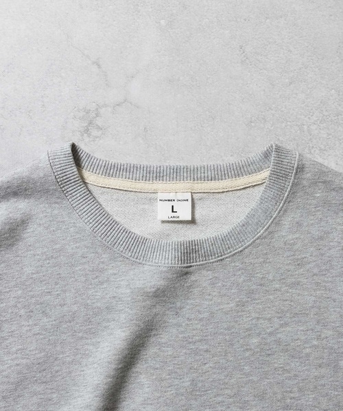 NUMBER (N)INE(ナンバーナイン)の「FIRM COTTON LIGHT SHORT PILE L/S SWEATSHIRT / EASY SWEATPANTS 2-PIECE SET / ファーム コットン ライト ミニ裏毛 クルーネック スウェット & イージー スウェットパンツ 2ピース セットアップ(セットアップ・メンズ・トップグレー/ブラック・M/L/XL)」の17枚目の写真