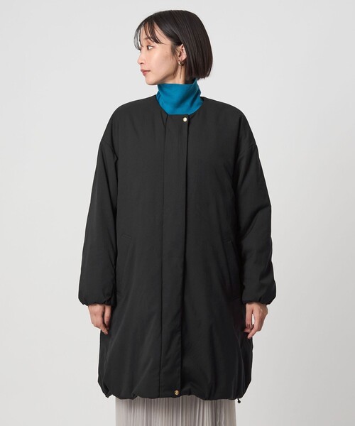 green label relaxing(グリーンレーベルリラクシング)の「パフィー リバーシブル コート 撥水 ウォッシャブル(その他アウター・レディース・ブラック/ベージュ・36/38)」の19枚目の写真