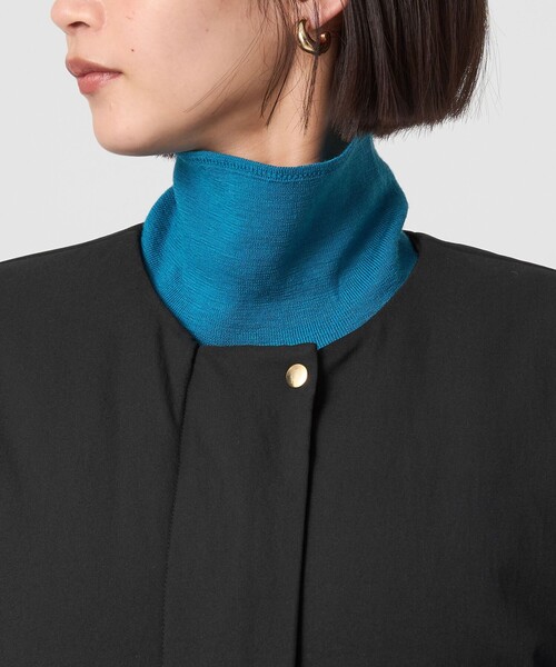 green label relaxing(グリーンレーベルリラクシング)の「パフィー リバーシブル コート 撥水 ウォッシャブル(その他アウター・レディース・ブラック/ベージュ・36/38)」の22枚目の写真