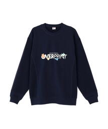 over print（オーバープリント）の「overprint/オーバープリント/naenano back pile sweatshirts（スウェット）」