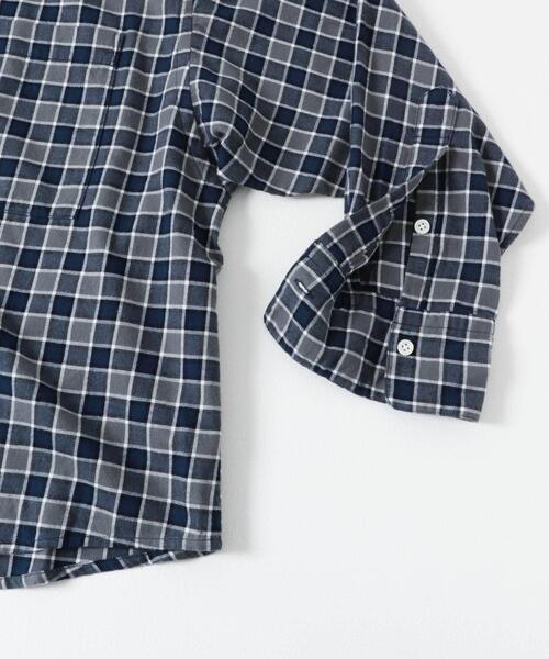 FORK&SPOON（フォークアンドスプーン）の「FORK&SPOON　ネルチェックシャツ（シャツ/ブラウス・レディース・アイボリー/ネイビー/ブラウン・1）」の13枚目の写真
