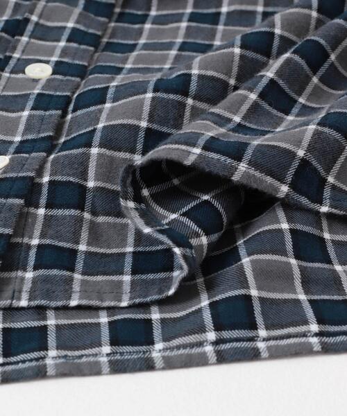FORK&SPOON（フォークアンドスプーン）の「FORK&SPOON　ネルチェックシャツ（シャツ/ブラウス・レディース・アイボリー/ネイビー/ブラウン・1）」の15枚目の写真