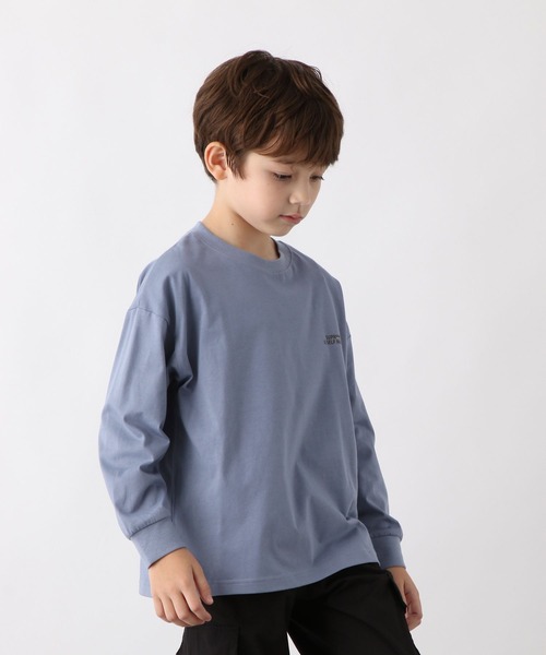 GLOBAL WORK（グローバルワーク）の「ヘビロッTEEプリント長袖T/579698（Tシャツ/カットソー・キッズ・ホワイト/ライトグレー/ブラック/サックスブルー/ブルー系その他・130cm/140cm/150cm/160cm）」の15枚目の写真