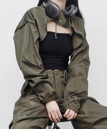 Vipoa（ヴィポア）の「NYLON LOOSE CROP JACKET（ブルゾン・メンズ）」