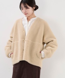 MICA&DEAL（マイカ＆ディール）の「リバーシブルVネックボアコート（その他アウター）」