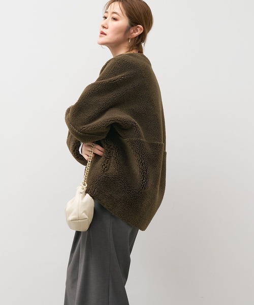 リバーシブルVネックボアコート（その他アウター）｜MICA&DEAL（マイカ