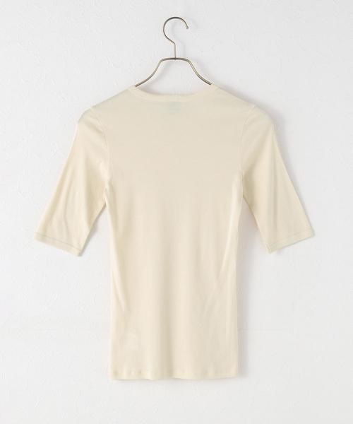 plage（プラージュ）の「FLORE FLORE / フローレフローレ ANNA Tシャツ（Tシャツ/カットソー・レディース・ブラック/アイボリー・FREE）」の20枚目の写真