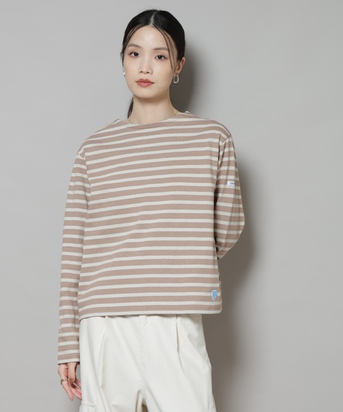 ORCIVAL（オーシバル）の「ORCIVAL/CREW NECK L/S P.O.（Tシャツ/カットソー・レディース・その他1/その他2/グレイッシュベージュ/ブラウン・FREE）」の4枚目の写真