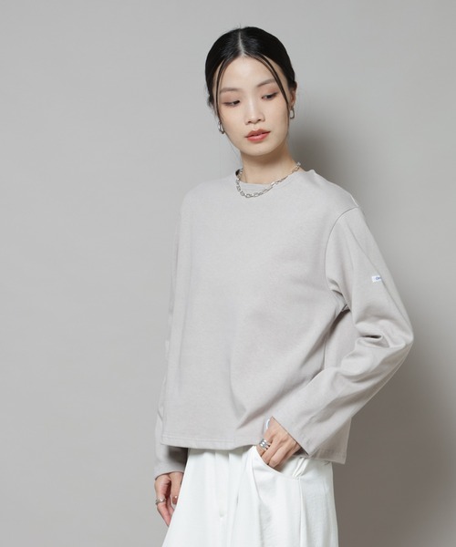 ORCIVAL（オーシバル）の「ORCIVAL/CREW NECK L/S P.O.（Tシャツ/カットソー・レディース・その他1/その他2/グレイッシュベージュ/ブラウン・FREE）」の3枚目の写真
