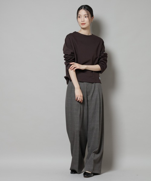 ORCIVAL（オーシバル）の「ORCIVAL/CREW NECK L/S P.O.（Tシャツ/カットソー・レディース・その他1/その他2/グレイッシュベージュ/ブラウン・FREE）」の18枚目の写真