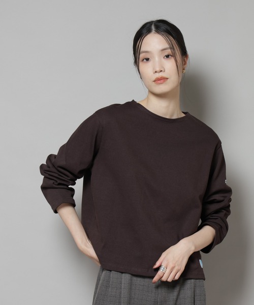 ORCIVAL（オーシバル）の「ORCIVAL/CREW NECK L/S P.O.（Tシャツ/カットソー・レディース・その他1/その他2/グレイッシュベージュ/ブラウン・FREE）」の9枚目の写真