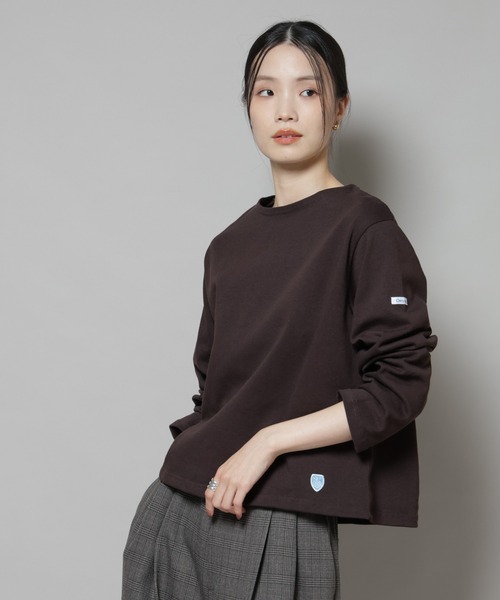 ORCIVAL（オーシバル）の「ORCIVAL/CREW NECK L/S P.O.（Tシャツ/カットソー・レディース・その他1/その他2/グレイッシュベージュ/ブラウン・FREE）」の11枚目の写真