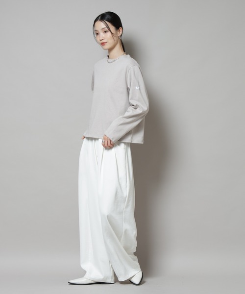 ORCIVAL（オーシバル）の「ORCIVAL/CREW NECK L/S P.O.（Tシャツ/カットソー・レディース・その他1/その他2/グレイッシュベージュ/ブラウン・FREE）」の7枚目の写真